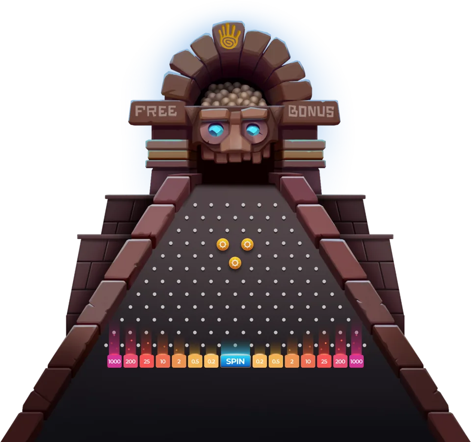 Το πεδίο παιχνιδιού – Plinko AZTEC
